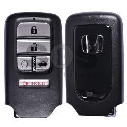 OEM Smart Key for Honda CIVIC Buttons:4+1 / Frequency:433MHz / Transponder:HITAG 128-Bit AES Honda / Blade signature:HON66 / Part No:72147-TBA-A111-M1 / Keyless Go ( Automatic Start ) 