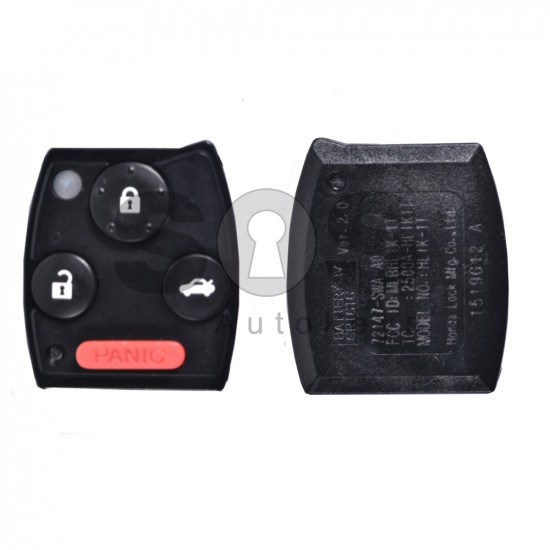 Regular Key for Honda CR-V / FIT  Buttons:3+1 / Frequency:315MHz / Blade signature:HON66