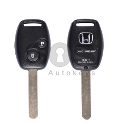 Regular Key for Honda Buttons:2 / Frequency:433MHz / Transponder:ID48 MEGAMOS / Blade signature:HON66