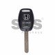 Regular Key for Honda  Buttons:2 / Frequency:433MHz / Transponder:PCF 7936 / Blade signature:HON66