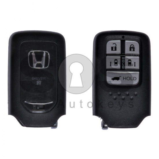 OEM Smart Key for Honda Buttons:5 / Transponder:HITAG 3/128-Bit Honda AES / Blade signature:HON66 / Part No:72147-T2G-A31 / Keyless Go