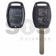 OEM Regular Key for Honda Buttons:3 / Frequency: 433MHz / Transponder: HITAG2/ ID46 / PCF7941 / Blade signature: HON66 / Part No: 72147-SZA-R2 / Manufacture: Continental / AFTERMARKET SHELL