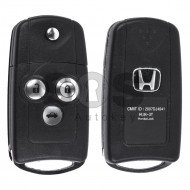 OEM Flip key for Honda Accord Buttons:3 / Frequency:433MHz / Transponder:PCF 7936 / Blade signature:HON66 / Part No:CCAB08LP4110T7/35113TL0G00 / Model:HLIK-3T/72147-TL0-G0/TCO-T4