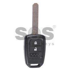OEM Regular Key for Honda Buttons:2 / Frequency:433MHz / Transponder:HITAG 3 / Blade signature:HON66