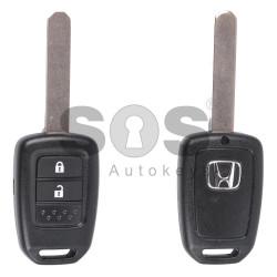 OEM Regular Key for Honda Buttons:2 / Frequency:433MHz / Transponder:HITAG 3 / Blade signature:HON66