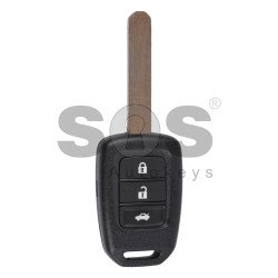 OEM Regular Key for Honda Buttons:3 / Frequency:433MHz / Transponder:HITAG 3 / Blade signature:HON66