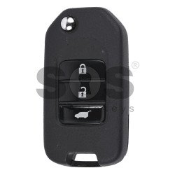 OEM Flip Key for Honda Buttons:3 / Frequency:433MHz / Transponder:HITAG 3/ Blade signature:HON66 / Part No:5WK49893 /  Model TOAK1