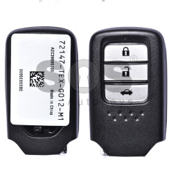 OEM Smart Key for Honda Buttons:3 / Frequency:433MHz / Transponder:HITAG 3 / Blade signature:HON66 / Part No:72147-T9A-H01/ 72147-T2A-Y01 / Keyless Go