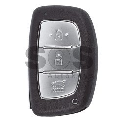 OEM Smart Key for Hyundai I20 Buttons:3 / Frequency:433MHz / Transponder:PCF 7945 / Blade signature:HY22 / Part No:95440-C8000 / Keyless Go