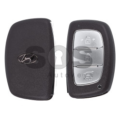 OEM Smart Key for Hyundai I20 Buttons:3 / Frequency:433MHz / Transponder:PCF 7945 / Blade signature:HY22 / Part No:95440-C8000 / Keyless Go