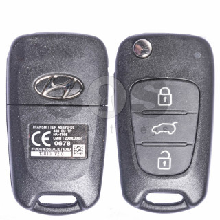 OEM Flip Key for Hyundai Buttons:3 / Frequency:433MHz