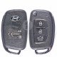 OEM Flip Key for Hyundai Buttons:3 / Frequency433MHz / Blade signature:HY22 / Immobiliser System:Immobiliser Box / Part No:95430-2W510