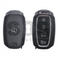 OEM Smart Key for Hyundai Accent 2018 + Buttons:4 / Frequency:433MHz / Transponder:HITAG 128-Bit AES/ID47 / Blade signature:HY22 / Part No:95440-J0100 / Keyless Go