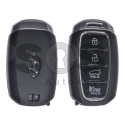 OEM Smart Key for Hyundai Santa Fe Buttons:4 / Frequency:433MHz / Transponder:HITAG3/128-bit AES/ID47 / Blade signature:HY22 / Part No:95440-S1000 / Keyless Go