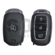 OEM Smart Key for Hyundai Kona Buttons:3 / Frequency:433MHz / Transponder:HITAG3/128-Bit AES/ID47 / Blade signature:HY22 / Part No:95440-J9100 /2nd variant/ Keyless Go