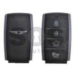 OEM Smart Key for Hyundai Genesis G70 Buttons:4 / Frequency:433MHz / Transponder:HITAG3/128-bit AES/ID47 / Blade signature:HY22 / Part No:95440-G9000 / Keyless Go