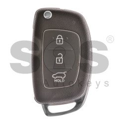 OEM Flip Key for Hyundai IX-20 Buttons:3 / Frequency:433 MHz / Transponder: TMS37145 80-bit/ID 6D 60  / Part No: 95430-1K500 / Model: RKE-4F08 / Immobiliser system: Immobiliser Box / Manufacture: Hyundai Mobis