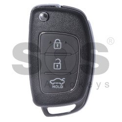 OEM Flip Key for Hyundai Sonata  Buttons:3 / Frequency: 433MHz / Transponder: HITAG2/ ID46 / Blade signature: HY22 / Part No: 95430-3S461