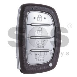 OEM Smart Key for Hyundai Tucson 2016 Buttons:4 / Frequency:433MHz / Transponder: HITAG3 / Blade signature: HY22 / Part No: 95440-D3100 / Keyless Go