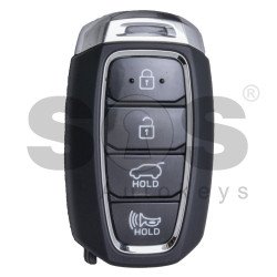OEM Smart Key for Hyundai Kona 2019 Buttons:4 / Frequency:433MHz / Transponder:HITAG3/128-Bit AES/ID47 / Blade signature:HY22 / Part No:95440-J9000 / Keyless Go