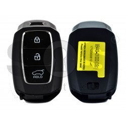 OEM Smart Key for Hyundai Buttons:3 / Frequency:433MHz / Transponder:HITAG 3/NCF 2951X/ NCF2952X/ Blade signature:HY22 / Part No:95440-01000 / Keyless Go