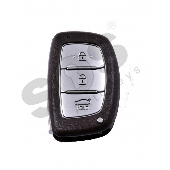 OEM Smart Key for Hyundai Elantra Buttons:3 / Frequency:433MHz / Transponder:Texas Crypto 128-bit AES  / Blade signature:HY22 / Part No:95440-F2100 / Keyless Go