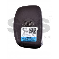 OEM Smart Key for Hyundai Elantra 2016-2017 / Buttons:3+1 / Frequency:433MHz / Transponder:Texas Crypto 128-bit AES  / Blade signature:HY22 / Part No:95440-F2000 / Keyless Go