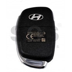 OEM Flip Key for Hyundai I 20 2015+ Buttons:3 / Frequency:433MHz / Transponder: PCF7938XA / ID47 / Blade signature:HY22 / Immobiliser system:Immobiliser Box / Part No:95430-C7600