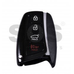 OEM Smart Key for Hyundai Santa Fe 2015+ Buttons:3+1 / Frequency:315 MHz / Transponder:Tiris DST AES / Blade signature:HY22/HYU-45 / Part No:95440-4Z200/  Keyless Go