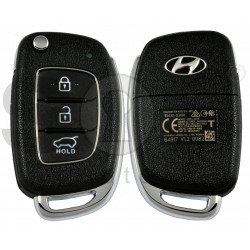 OEM Flip Key for Hyundai Tucson 2015+ Buttons:3 / Frequency:433 MHz / Transponder: TIRIS DST 80 40Bit  / Part No: 95430-D3100 /  Manufacture: Hyundai Mobis
