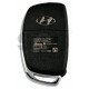 OEM Flip Key for Hyundai I10  2013-2016 Buttons:3 / Frequency:433 MHz / Transponder: PCF 7938  / Part No: 95430-B4100 /  Manufacture: Hyundai Mobis