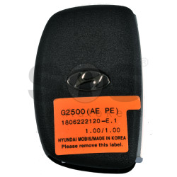 OEM Smart Key for Hyundai IONIQ Buttons:4 / Frequency: 433MHz / Transponder:HITAG3/ NCF2951X/ NCF2952X / Blade signature:HY22 / Part No:95440-G2500 / Keyless Go