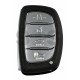 OEM Smart Key for Hyundai IONIQ Buttons:4 / Frequency: 433MHz / Transponder:HITAG3/ NCF2951X/ NCF2952X / Blade signature:HY22 / Part No:95440-G2500 / Keyless Go