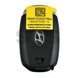 OEM Smart Key for Hyundai Santa Fe Buttons:4 / Frequency:433MHz / Transponder:HITAG 3/NCF 29A1X/ Blade signature:HY22 / Part No:95440-S2000 / Keyless Go