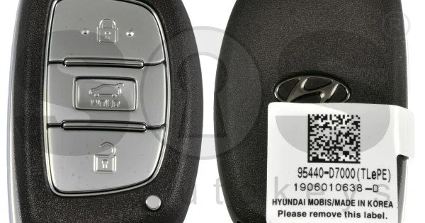 OEM Smart Key for Hyundai TUCSON 2020+ Buttons:3 / Frequency: 433MHz /  Transponder:HITAG3/ NCF2951X/ NCF2952X / Blade signature:HY22 / Part 