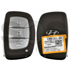 OEM Smart Key for Hyundai I 10 Buttons:3 / Frequency: 433MHz / Transponder:HITAG3/ NCF2951X/ NCF2952X / Blade signature:HY22 / Part No:95440-K7000/ Keyless Go