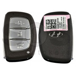 OEM Smart Key for Hyundai I20 / BAYON 2021+ Buttons:3 / Frequency: 433MHz / Transponder: ATMEL 6A / Blade signature:HY22 / Part No:95440-Q0100/ Keyless Go