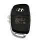OEM Flip Key for Hyundai I20  2017-2019 Buttons:3 / Frequency:433 MHz / Transponder: PCF 7938  / Part No: 95430-C7900	 /  Manufacture: Hyundai Mobis