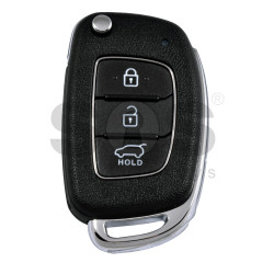 OEM Flip Key for Hyundai I20  2017-2019 Buttons:3 / Frequency:433 MHz / Transponder: PCF 7938  / Part No: 95430-C7900	 /  Manufacture: Hyundai Mobis