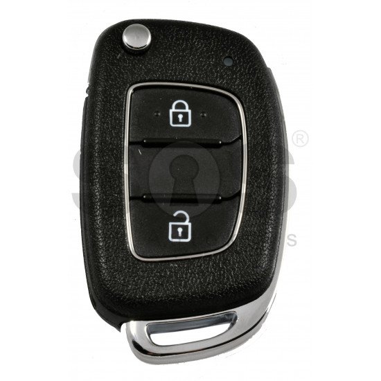 OEM Flip Key for Hyundai H1 Buttons:2 / Frequency:433MHz / Transponder ...