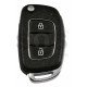 OEM Flip Key for Hyundai H1  Buttons:2 / Frequency:433MHz / Transponder:PCF 7936/ ID46/ HITAG2 / Blade signature:HY22 / Immobiliser System:Immobiliser Box / Part No:95430-4H400/95430-4H300