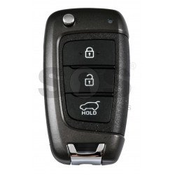 OEM Flip Key for Hyundai SANTA FE 2018+ Buttons:3 / Frequency:433 MHz / Transponder:PCF: 7938/HITAG 3 / Blade signature: / Part No 95430-S1200
