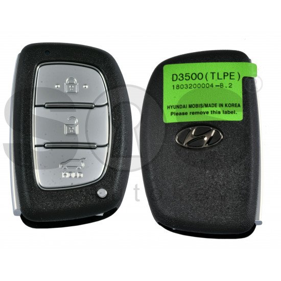 OEM Smart Key for Hyundai Tucson Buttons:3 / Frequency: 433MHz / Transponder: NCF295/HITAG 3 / Blade signature:HY22 / Part No:95440-D3500	/ Keyless Go