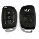 OEM Flip Key for Hyundai I20  2020+ Buttons:3 / Frequency:433 MHz / Transponder:  TIRIS RF430(8A)  / Part No:95430-00000 / 95430-Q0000 / O0000 / Manufacture: Hyundai Mobis