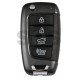 OEM Flip Key for Hyundai Accent Buttons:4 / Frequency:433 MHz / Transponder: / Blade signature: / Part No 95430-J0700	