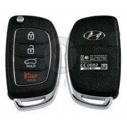 OEM Flip Key for Hyundai Tucson 2012+  Buttons:3+1P / Frequency:433MHz / Transponder:PCF 7936/ HITAG2 / Blade signature:HY22 / Immobiliser System:Immobiliser Box / Part No:95430-2S700/2S701