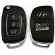 OEM Flip Key for Hyundai Sonata 2014+  Buttons:3 / Frequency:433MHz / Transponder:PCF 7936/ HITAG2 / Blade signature:HY22 / Immobiliser System:Immobiliser Box / Part No:95430-3S461/3X310
