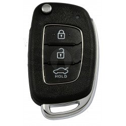 OEM Flip Key for Hyundai Sonata 2014+  Buttons:3 / Frequency:433MHz / Transponder:PCF 7936/ HITAG2 / Blade signature:HY22 / Immobiliser System:Immobiliser Box / Part No:95430-3S461/3X310