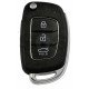OEM Flip Key for Hyundai Sonata 2014+  Buttons:3 / Frequency:433MHz / Transponder:PCF 7936/ HITAG2 / Blade signature:HY22 / Immobiliser System:Immobiliser Box / Part No:95430-3S461/3X310