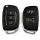 OEM Flip Key for Hyundai Sonata  2015-2016 Buttons:3 / Frequency:433MHz / Transponder:TIRIS DST 80  / Blade signature: / Immobiliser System:Immobiliser Box / Part No: 95430-C1100